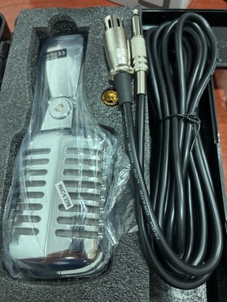 Micrófono Pyle PDMICR68SL Retro Plateado