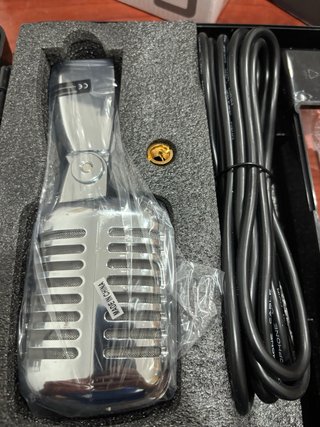 Micrófono Pyle PDMICR68SL Retro Plateado