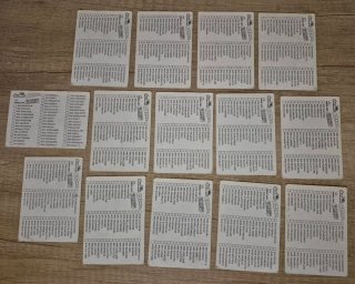 Lote de Cromos Pokémon Boomer Dunkin 1999 y 2000