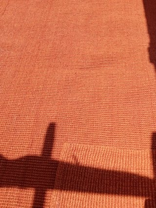 Alfombra Yute color teja