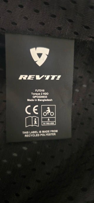 Chaqueta Moto Verano Revit Torque 2 H2O XXXL