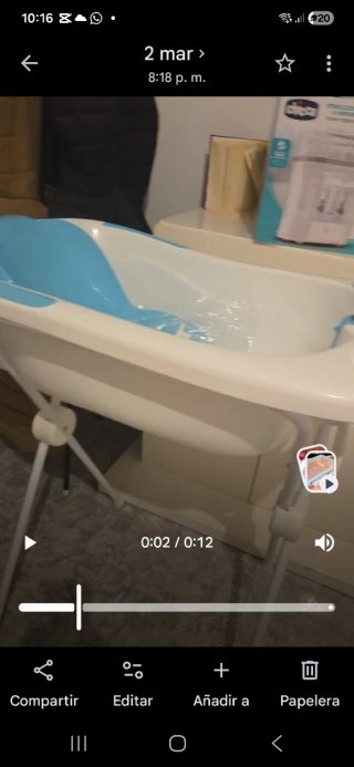 Bañera para bebé