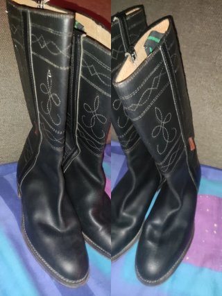 Botas 36 camperas negras