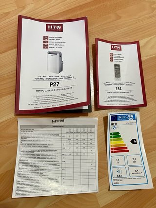 Aire Acondicionado Portátil HTW Frío 3.5kW P27