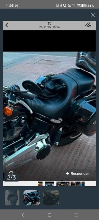 Asiento Harley Davidson sundowner para softail