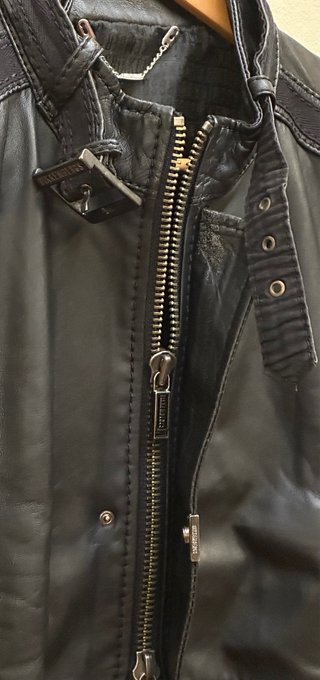 Chaqueta Bikkembergs Piel Negra