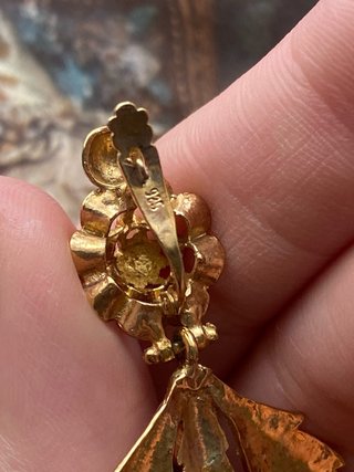 Pendientes Plata Dorados