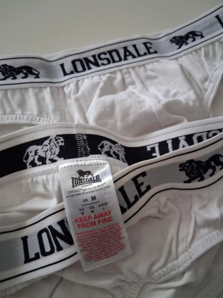 Slip Pack 2 Calzoncillos Lonsdale Blancos
