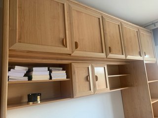 Habitación juvenil madera con cama nido