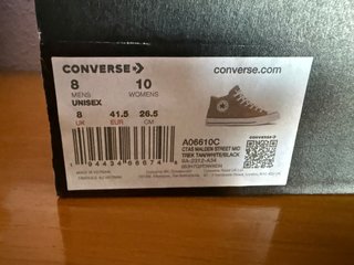 Converse Marrones Talla 41.5