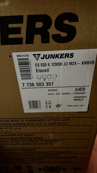 TERMO ELÉCTRICO JUNKERS ELACELL 30L