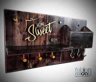 Estante para llaves decorativo