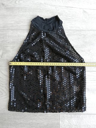 Top di paillettes