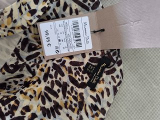 Vestido Massimo Dutti Animal Print Talla M