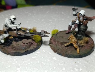 Conjunto de miniaturas de Star Wars