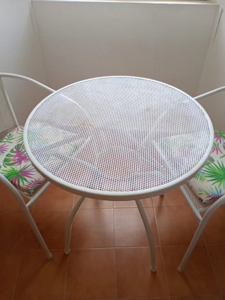 Mesa y 2 Sillas Exterior