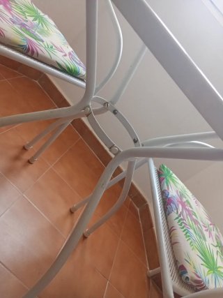 Mesa y 2 Sillas Exterior