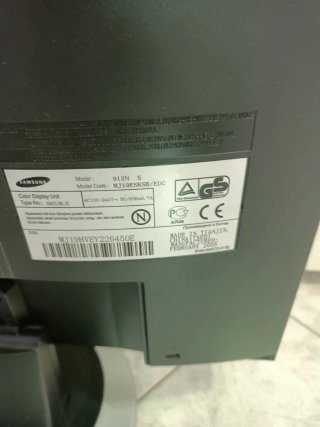 Monitor Samsung Syncmaster 913N 19 4:3