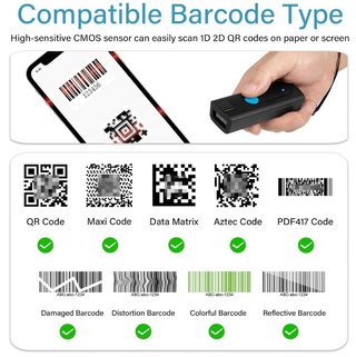 Mini Escáner Código Barras y QR Nuevo