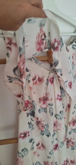 Vestido largo floral Zara mujer