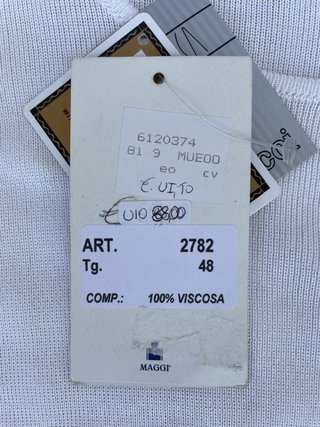 Maglia MAGGI 100% Viscosa Tg. 48 (veste S/M)