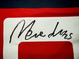 Camiseta Cagliari Marco Sau 25 Firmada