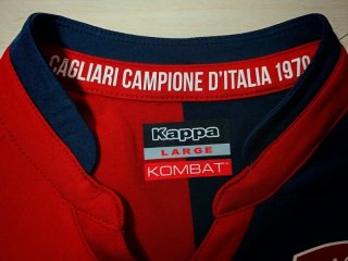 Camiseta Cagliari Marco Sau 25 Firmada