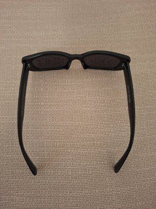 Occhiali da sole rettangolari Lidex neri