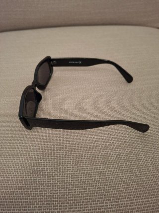 Occhiali da sole rettangolari Lidex neri