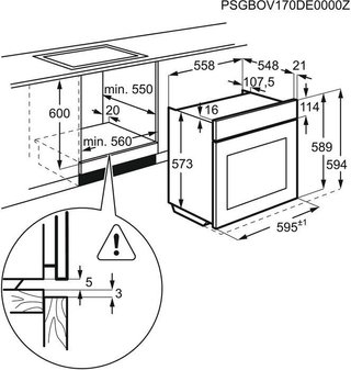 Horno Pirolítico AEG BPB331161M