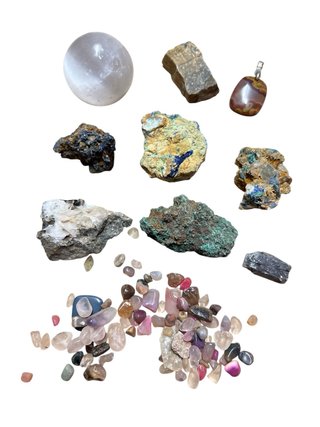 Lotto di minerali da classificare