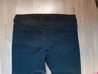 Jeans Curvy H&M Negros Nuevos