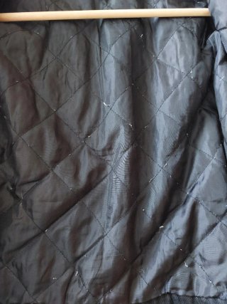 Cazadora vaquera negra Mango