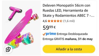 Skate Niña con Luces