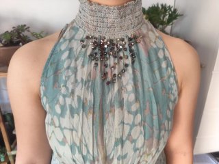 Vestido Evento Tintoretto Halter 38