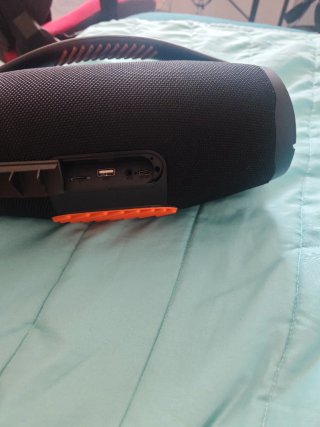Altavoz Portátil Negro con Luces LED
