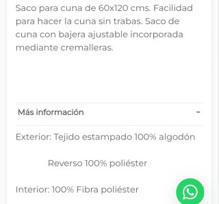 Saco de cuna con elefantes