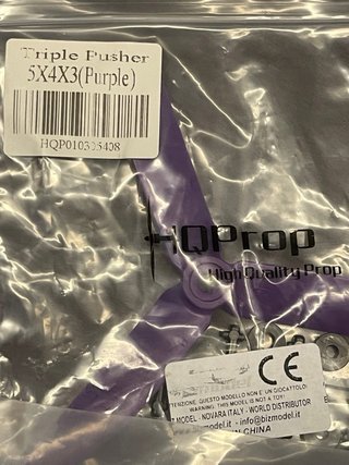 Lotto eliche droni FPV viola e rosse
