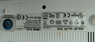 Ordenador Asus Eee PC Blanco