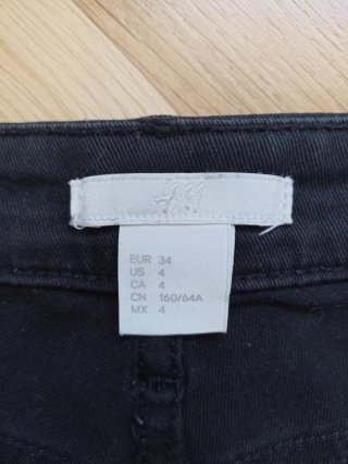 Shorts H&M Negros Talla XS
