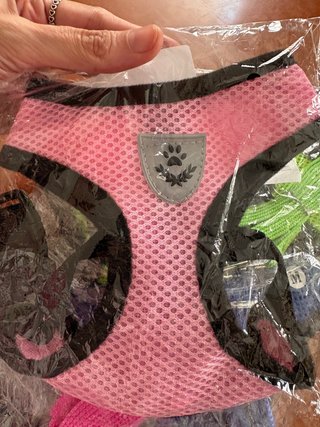 Lote 3 arneses para perros con correas Talla M