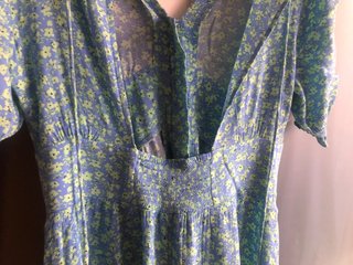 Vestido Mango flores largo Talla M