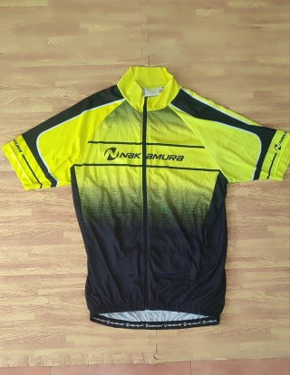 Maillot Ciclismo Nakamura Amarillo y Negro