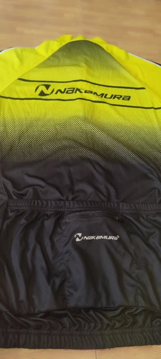 Maillot Ciclismo Nakamura Amarillo y Negro
