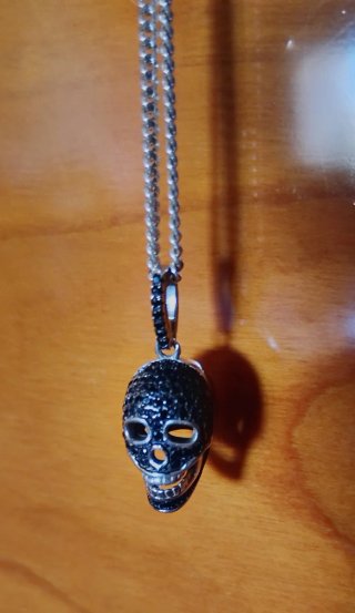 Colgante Calavera Plata 20cm