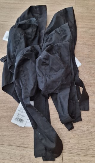 Lote 6 Gorros Uniforme Negro