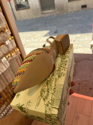 Zapatos planos slingback multicolor TALLAS DIFERNT