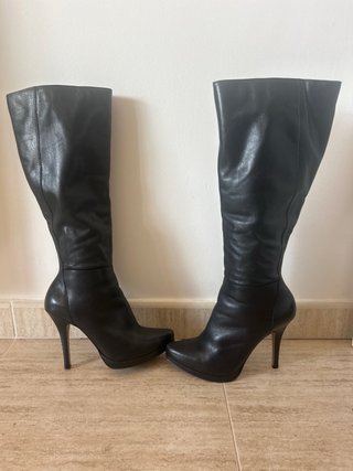 Botas PIEL tacón alto talla 39