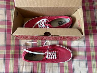 Zapatillas Vans Rojas Talla 43