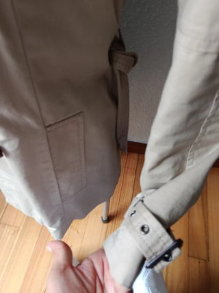 Gabardina Beige Talla M